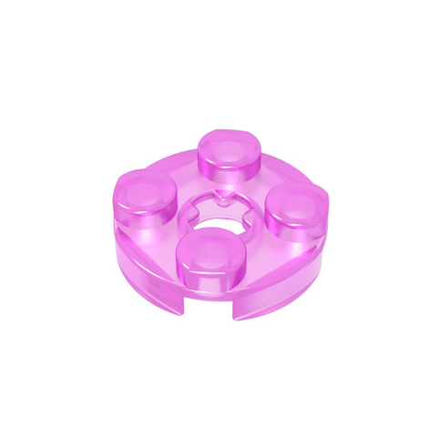 Gobricks,Plate Round 2 x 2 with Axle Hole Type 1 (+ Opening),4032a,4032,4032b