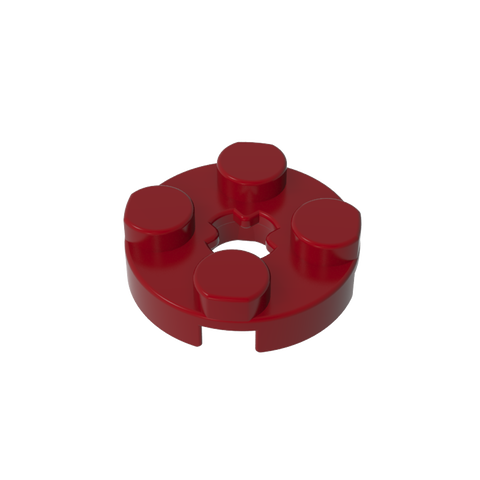 Gobricks,Plate Round 2 x 2 with Axle Hole Type 1 (+ Opening),4032a,4032,4032b