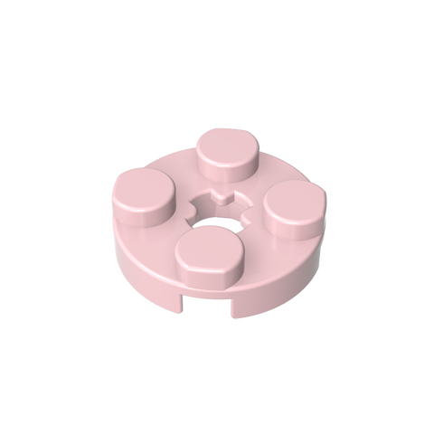 Gobricks,Plate Round 2 x 2 with Axle Hole Type 1 (+ Opening),4032a,4032,4032b