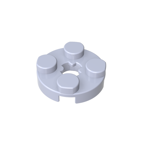 Gobricks,Plate Round 2 x 2 with Axle Hole Type 1 (+ Opening),4032a,4032,4032b