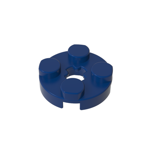 Gobricks,Plate Round 2 x 2 with Axle Hole Type 1 (+ Opening),4032a,4032,4032b