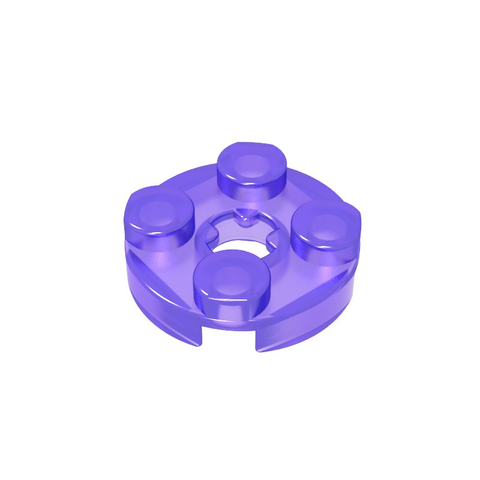 Gobricks,Plate Round 2 x 2 with Axle Hole Type 1 (+ Opening),4032a,4032,4032b