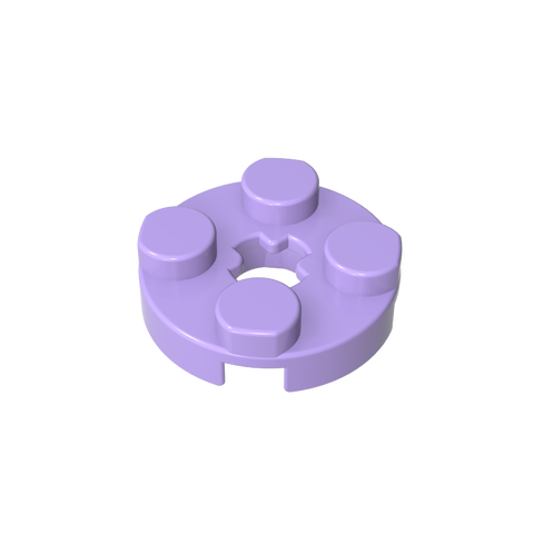 Gobricks,Plate Round 2 x 2 with Axle Hole Type 1 (+ Opening),4032a,4032,4032b