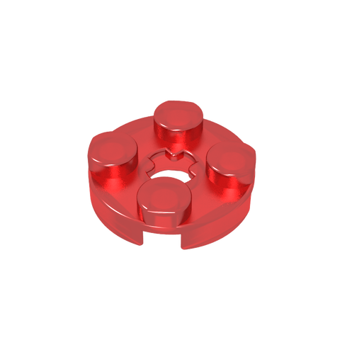 Gobricks,Plate Round 2 x 2 with Axle Hole Type 1 (+ Opening),4032a,4032,4032b