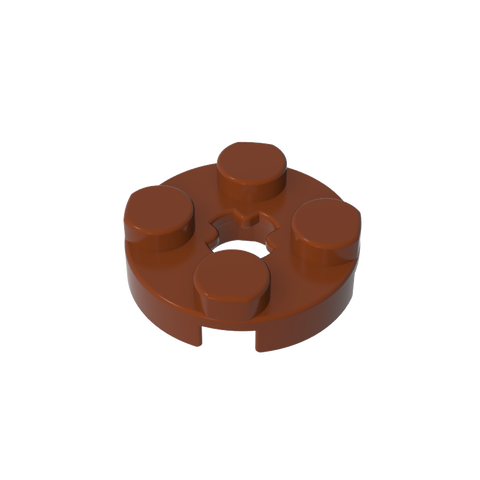 Gobricks,Plate Round 2 x 2 with Axle Hole Type 1 (+ Opening),4032a,4032,4032b