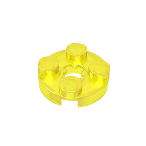 Gobricks,Plate Round 2 x 2 with Axle Hole Type 1 (+ Opening),4032a,4032,4032b