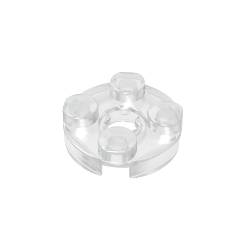 Gobricks,Plate Round 2 x 2 with Axle Hole Type 1 (+ Opening),4032a,4032,4032b
