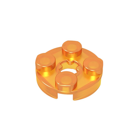 Gobricks,Plate Round 2 x 2 with Axle Hole Type 1 (+ Opening),4032a,4032,4032b