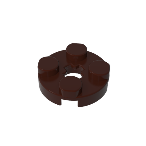 Gobricks,Plate Round 2 x 2 with Axle Hole Type 1 (+ Opening),4032a,4032,4032b