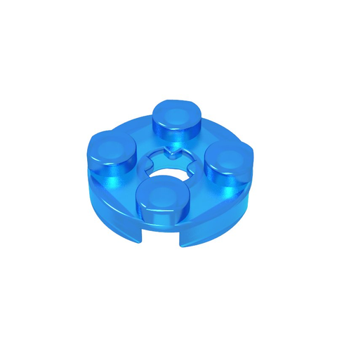 Gobricks,Plate Round 2 x 2 with Axle Hole Type 1 (+ Opening),4032a,4032,4032b