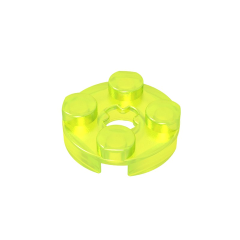 Gobricks,Plate Round 2 x 2 with Axle Hole Type 1 (+ Opening),4032a,4032,4032b