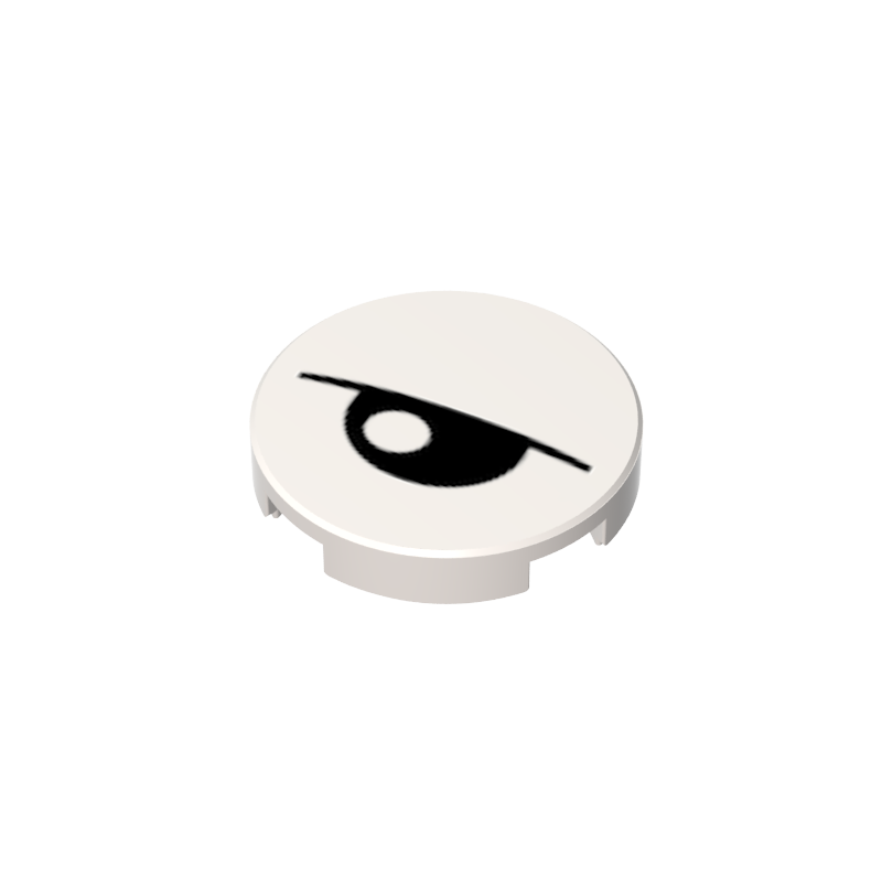 Gobricks,2x2 Round Glossy Panel Print Eyes,14769pb027,14769p0d