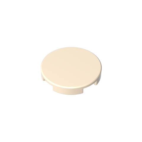 Gobricks,Tile Round 2 x 2 with Bottom Stud Holder,14769