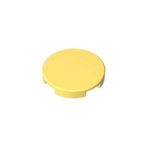 Gobricks,Tile Round 2 x 2 with Bottom Stud Holder,14769