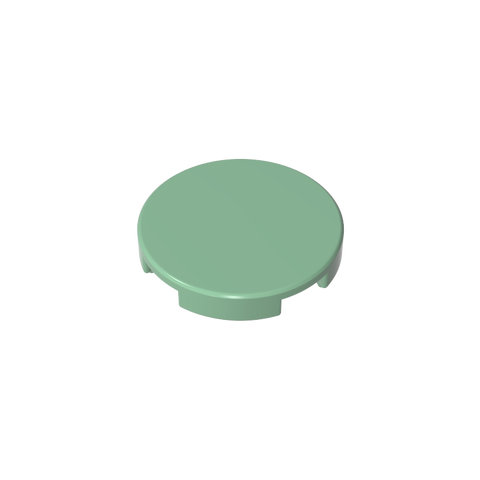 Gobricks,Tile Round 2 x 2 with Bottom Stud Holder,14769