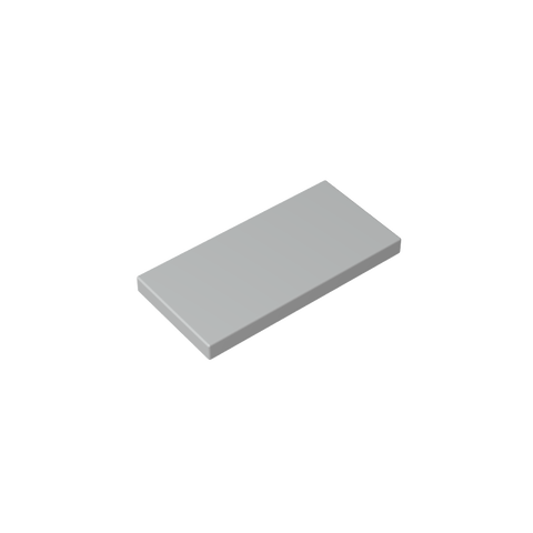 Gobricks,Tile 2 x 4 with Groove,87079,38879