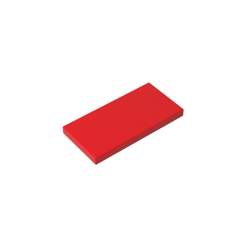 Gobricks,Tile 2 x 4 with Groove,87079,38879