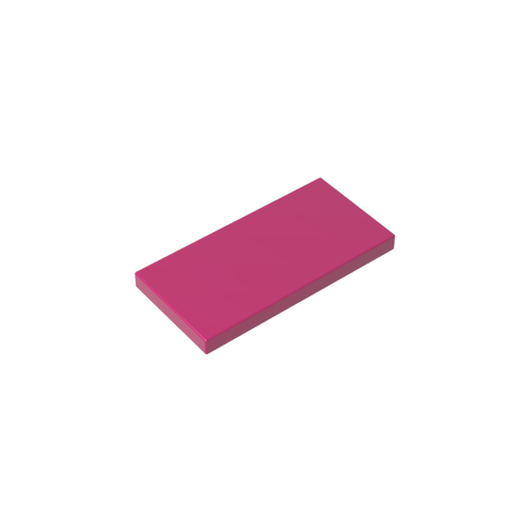 Gobricks,Tile 2 x 4 with Groove,87079,38879