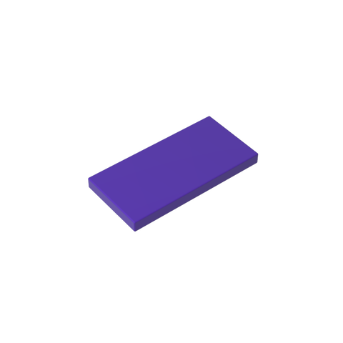 Gobricks,Tile 2 x 4 with Groove,87079,38879