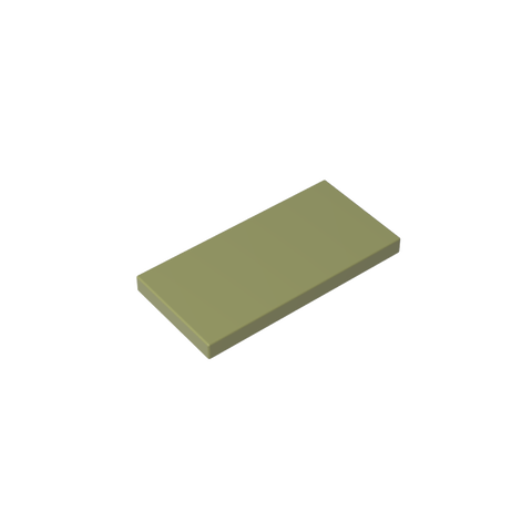 Gobricks,Tile 2 x 4 with Groove,87079,38879