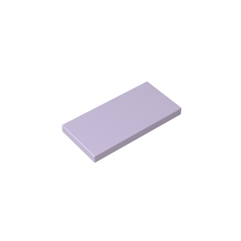 Gobricks,Tile 2 x 4 with Groove,87079,38879
