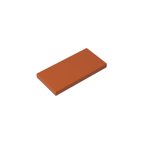 Gobricks,Tile 2 x 4 with Groove,87079,38879