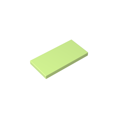 Gobricks,Tile 2 x 4 with Groove,87079,38879