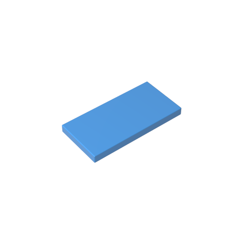 Gobricks,Tile 2 x 4 with Groove,87079,38879