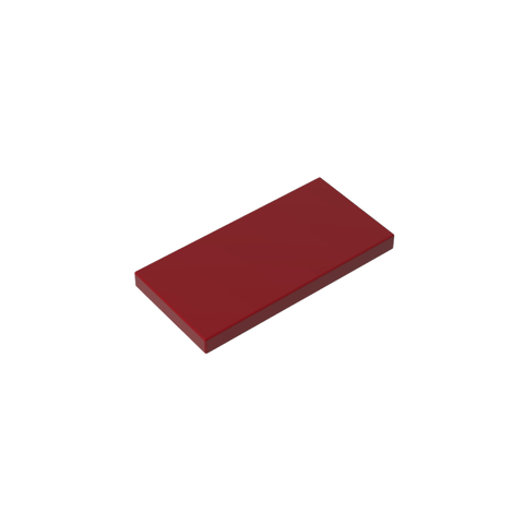 Gobricks,Tile 2 x 4 with Groove,87079,38879