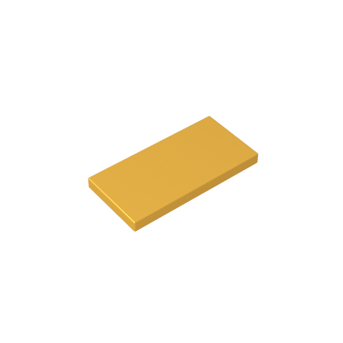 Gobricks,Tile 2 x 4 with Groove,87079,38879