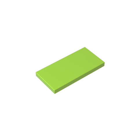 Gobricks,Tile 2 x 4 with Groove,87079,38879