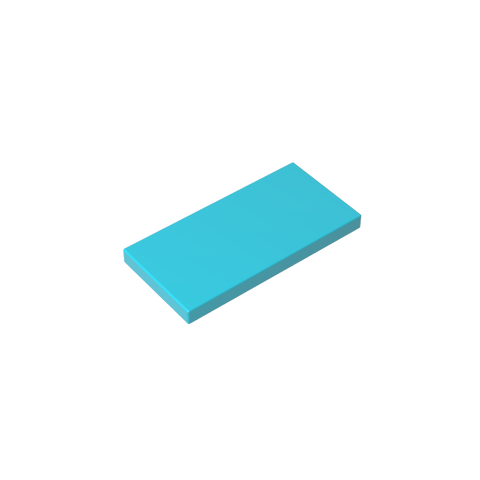 Gobricks,Tile 2 x 4 with Groove,87079,38879