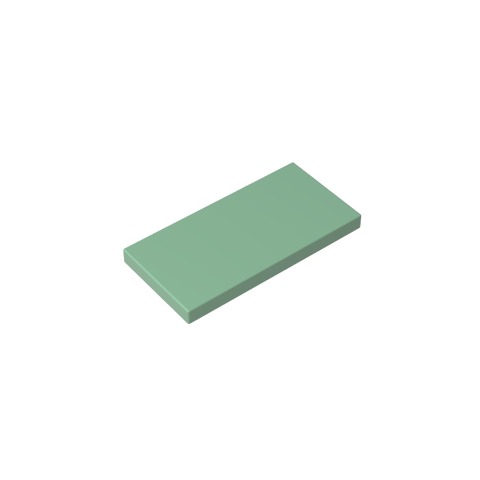 Gobricks,Tile 2 x 4 with Groove,87079,38879