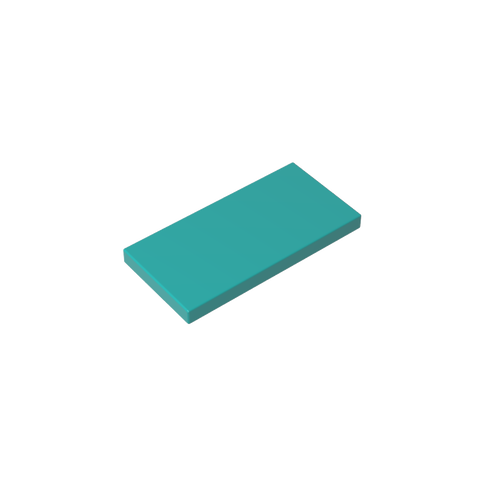 Gobricks,Tile 2 x 4 with Groove,87079,38879