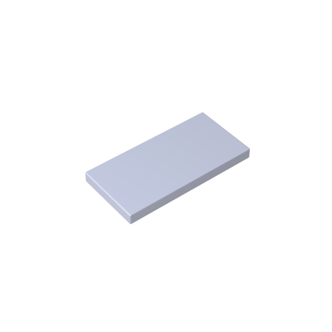 Gobricks,Tile 2 x 4 with Groove,87079,38879