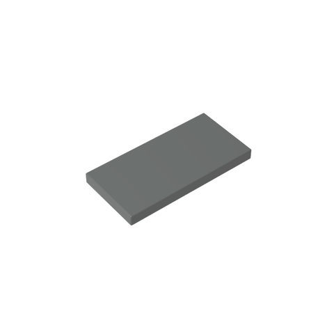 Gobricks,Tile 2 x 4 with Groove,87079,38879
