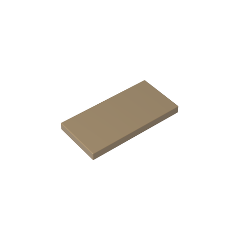 Gobricks,Tile 2 x 4 with Groove,87079,38879