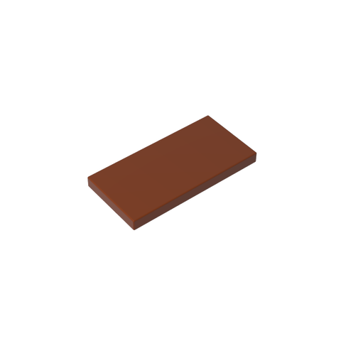 Gobricks,Tile 2 x 4 with Groove,87079,38879