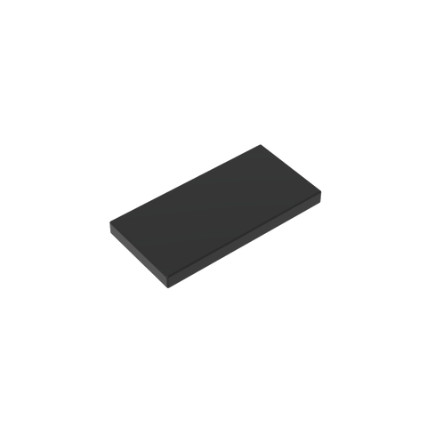 Gobricks,Tile 2 x 4 with Groove,87079,38879