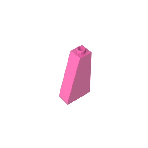 Gobricks,Slope 75° 2 x 1 x 3 with Open Stud,4460,4460a,4460b