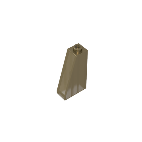 Gobricks,Slope 75° 2 x 1 x 3 with Open Stud,4460,4460a,4460b