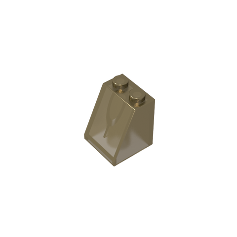 Gobricks,Slope 65° 2 x 2 x 2 with Bottom Tube,3678b,3678,3678a
