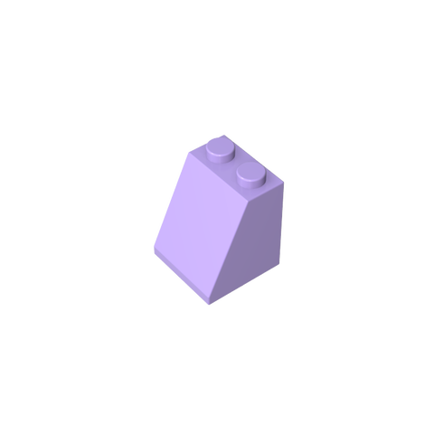 Gobricks,Slope 65° 2 x 2 x 2 with Bottom Tube,3678b,3678,3678a