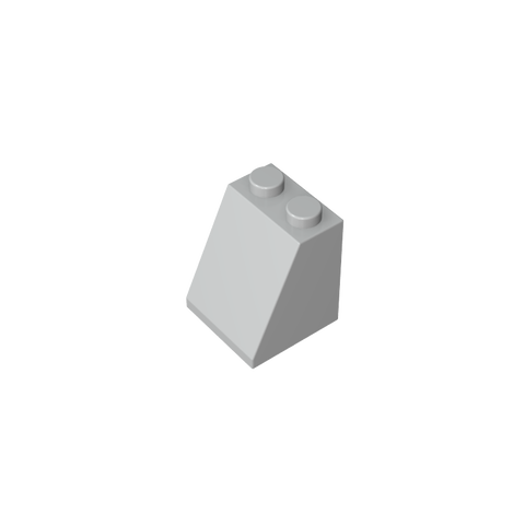 Gobricks,Slope 65° 2 x 2 x 2 with Bottom Tube,3678b,3678,3678a