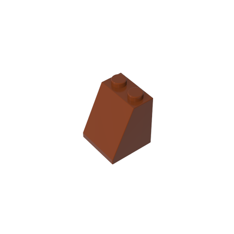 Gobricks,Slope 65° 2 x 2 x 2 with Bottom Tube,3678b,3678,3678a