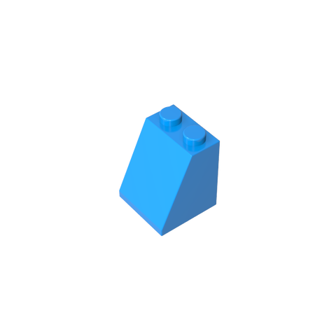Gobricks,Slope 65° 2 x 2 x 2 with Bottom Tube,3678b,3678,3678a