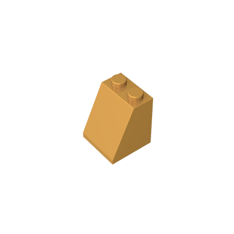 Gobricks,Slope 65° 2 x 2 x 2 with Bottom Tube,3678b,3678,3678a