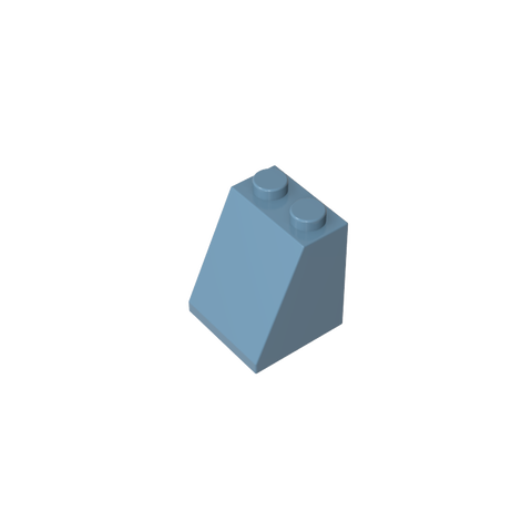 Gobricks,Slope 65° 2 x 2 x 2 with Bottom Tube,3678b,3678,3678a
