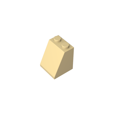 Gobricks,Slope 65° 2 x 2 x 2 with Bottom Tube,3678b,3678,3678a