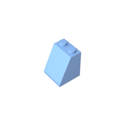 Gobricks,Slope 65° 2 x 2 x 2 with Bottom Tube,3678b,3678,3678a